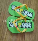 만화 고무 슬리퍼 여름 바닷가 플립 플롭 새 디자인 PVC 신발 SGS
