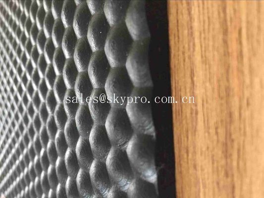 Anti - fatigue Utility Mat with Insertion Stable Pebble Pattern , Hexagon Cow Horse Stall Rubber Matting