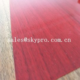 최고 약하게 0.3mm 빨간색 두 배 영화 및 겹빛 투명한 엄밀한 PVC 시트를 깔기