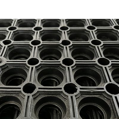 Waterproof Drainage Rubber Mats with Textured Surface and 1-50mm Thickness for Kitchen Hollow Floor