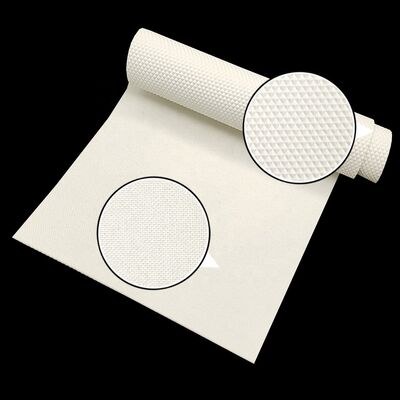 흰색 PU 다이아몬드 패턴 반 정적 컨베이어 벨트