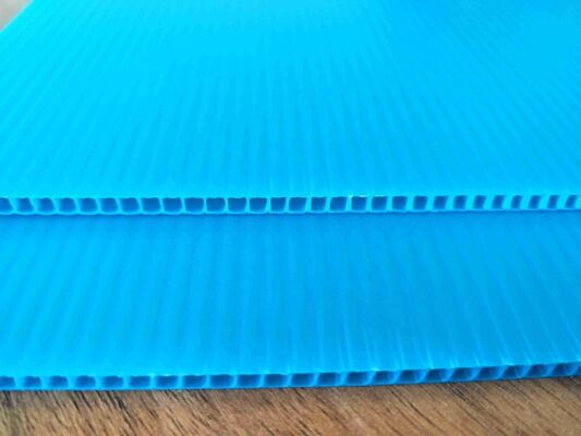 UV 방지 재활용 가능 방수 플라스틱 시트 산업용 포장용 골판형 PP 시트